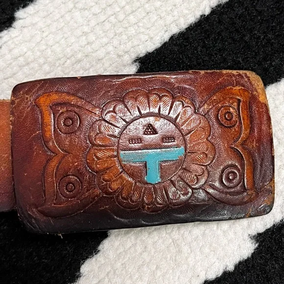 Chambers Phoenix Arizona Vintage Hand Painted Tooled Western  display picture 3